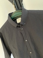 3 Koszula Jack Jones subtelne białe groszki bawełna rozmiar M