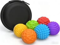 MAGNETYCZNE KULKI SENSORYCZNE ANTYSTRESOWE Z ETUI 6 SZT KOLOROWE
