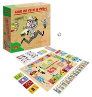 Gra Planszowa 'GNAJ DO CELU' - PRL, dla Dzieci 8+ Rozwijająca i Zabawna