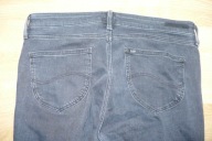 Dżinsy LEE r. 31/31, Scarlett Cropped, szare, zameczki, okazja cenowa!