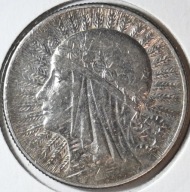 5 złotych 1933 Głowa kobiety II RP - Srebro