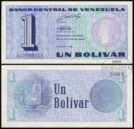 BNB - WENEZUELA 1 Bolivar 1989 B 57128335 # P68 # UNC