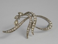 ELEGANCKA BROSZKA CYRKONIE