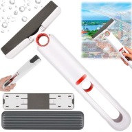 MOP MINI MAŁY PŁASKI Z WYCISKACZEM DO MYCIA OKIEN PÓŁEK SZCZOTKA DO MYCIA