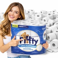 PAPIER TOALETOWY BIAŁY BEZZAPACHOWY CELULOZA 3 WARSTWY 40 SZT. 13M MIĘKKI