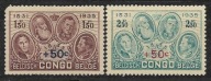 Congo belg. xx,1x J345 królowie VF 6,1euro b.rzadki stan
