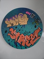 Praca artystyczna na płycie winylowej