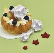 Wykrawacz do lukru liść listek powój 3 sztuki