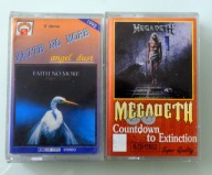 2 kasety Faith no More - Angel Dust , Megadeth - Countdown to Extinction