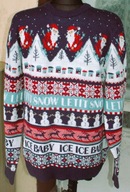 -TU zima,mikołaj, święta sweter męski, świąteczny r M/L