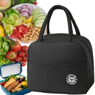 Torba termiczna Realne Ceny torba termiczna izolacyjna lunch box czarny 5 l
