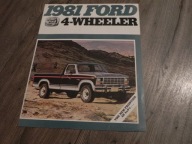 Ford USA 1981 4-Wheeler Bronco 4x4 Pickup F-150 F-250 F-350 unikat