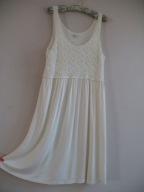 TARA SUKIENKA dzianinowa góra z gipiury 38/40