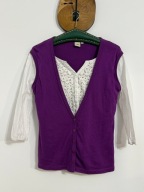 247 casualowa sweterkowa zdobiona guziki Cotton Traders L Vintage