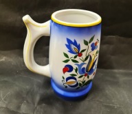 Lubiana PRL kufel porcelanowy wzór kaszubski