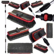 SZCZOTKA TELESKOPOWA DO MYCIA PENELI FOTOWOLTAICZNYCH DO DACHÓW 4,9M DŁUGA