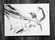 Akt Artystyczny – Praca Ręcznie Tworzona (222) – dla 884 Skubalskich