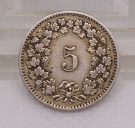 5 Rappen 1884 rok ----- Szwajcaria ---
