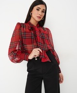 Czerwona koszula w kratę Mohito XS/S