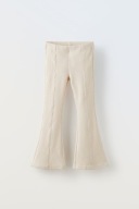 ZARA LEGGINSY O KROJU FLARE Z PRĄŻKOWANEJ DZIANINY 164
