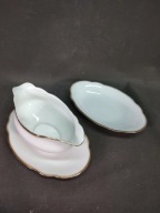 Sosjerka porcelanowa i półmisek Carl Tielsch Wałbrzych Stary Zdrój