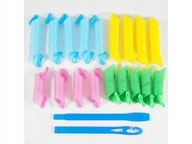 Papiloty Wałki do Włosów gąbka Loki Spiralne Zakręcane magiczne