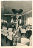 STATEK M/S "PIŁSUDSKI" -RZEŹBA EUROPA W SALONIE WIELKIM