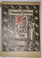 MAGNA CHARTA LIBERTATUM -STANISŁAW NOWAKOWSKI, 1923