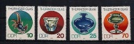 Niemcy NRD 1983 Znaczki 2835-8 ** ceramika szkło kogut ptaki