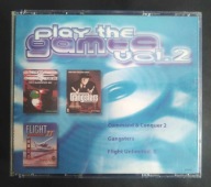 3 gry PC: Command & Conquer Toil 2 , Gangsters , Flight Unlimited 2 UNIKATY