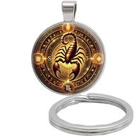 Brelok do kluczy/ka - Znak Zodiaku - Skorpion - ozdobna zawieszka, plecak
