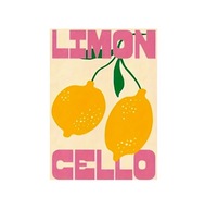 „Złote Cytryny” – Plakat z Letnim Smakiem