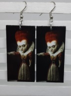 Królowa Kier z Alicji w krainie czarów decoupage grafika serce Handmade