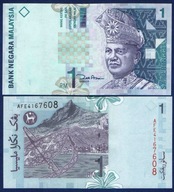 MALEZJA 1 RINGGIT 2000 P-39b PREFIX 3-litery RARE UNC