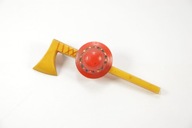 PRL PIĘKNA STARA BROSZKA GÓRALSKA KOLOROWY BAKELIT ZOBACZ!