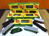 Zestaw wagonów kolejowych TT – 13 sztuk