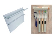 Uchwyt naścienny na 4 szczoteczki i pastę do zębów - bezinwazyjny wieszak