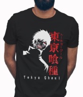 Koszulka męska bawełniana z nadrukiem anime TOKYO GHOUL