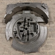 Range Rover Velar L560 styropian wkład z bagażnika koła zapasowego