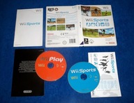 WII SPORTS NINTENDO WII PAKIET 5 GIER jak RESORT + GRATIS WII PLAY