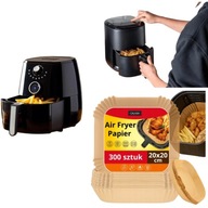 300x Wkłady Papierowe 20x20 cm – Papier do Frytkownicy Beztłuszczowej