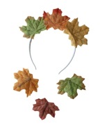 Pani Jesień komplet dodatków do kostiumu stroju opaska plus spinki balik