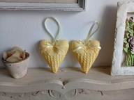 KORONKOWE SERCA DUŻE ZAWIESZKI BAWEŁNA KOMPLET 2 SZTUKI