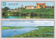 GNIEW - PANORAMA - WISŁA - HERB