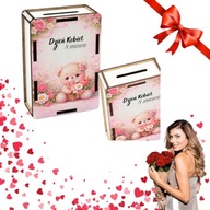 PREZENT NA DZIEŃ KOBIET DLA DZIEWCZYNEK UPOMINEK SKARBONKA RÓŻNE MOTYWY