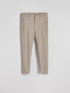 RESERVED chinos wygodne spodnie męskie beżowe slim fit 36