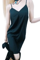 ASOS czarna halka koszulka ramiączka gothic 34/XS