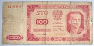 Banknot PRL 100 zł 1948 rok SERIA: HS