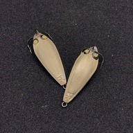 HyRyczki - błystki podlodowe pionowe - mosiężne z oczami - 30mm