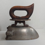 Stare żelazko mosiężne z duszą